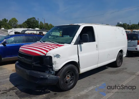 2007 Chevrolet Express Work Van из США, поврежденный, VIN 1GCFG15X871136835